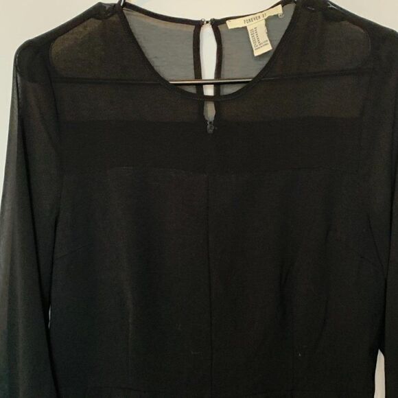 Forever 21 Black Romper - Picture 2 of 7